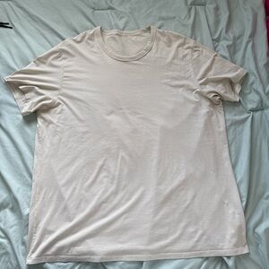 Men’s Lululemon athletica Beige Short Sleeve Tee